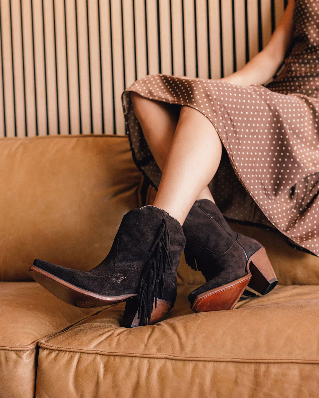 Spirit Bootie - Chocolate Suede | Women's Cowboy Boots | Besita Boots | Besita Boots