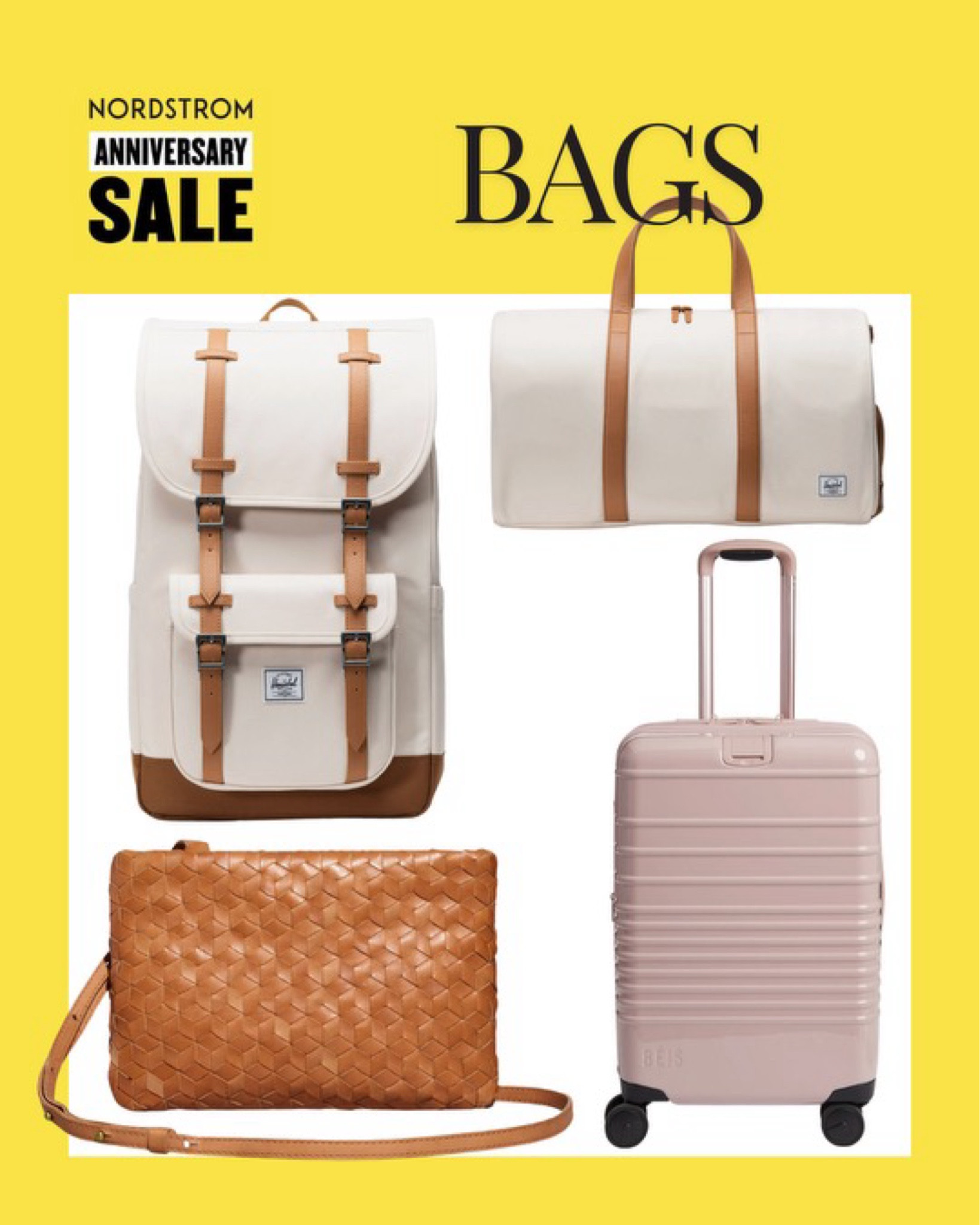Nordstrom anniversary sale! Our picks for bags and luggage! Herschel is a classic brand that always feels chic and elevated! ✨💕

#LTKxNSale #LTKItBag #LTKSummerSales
