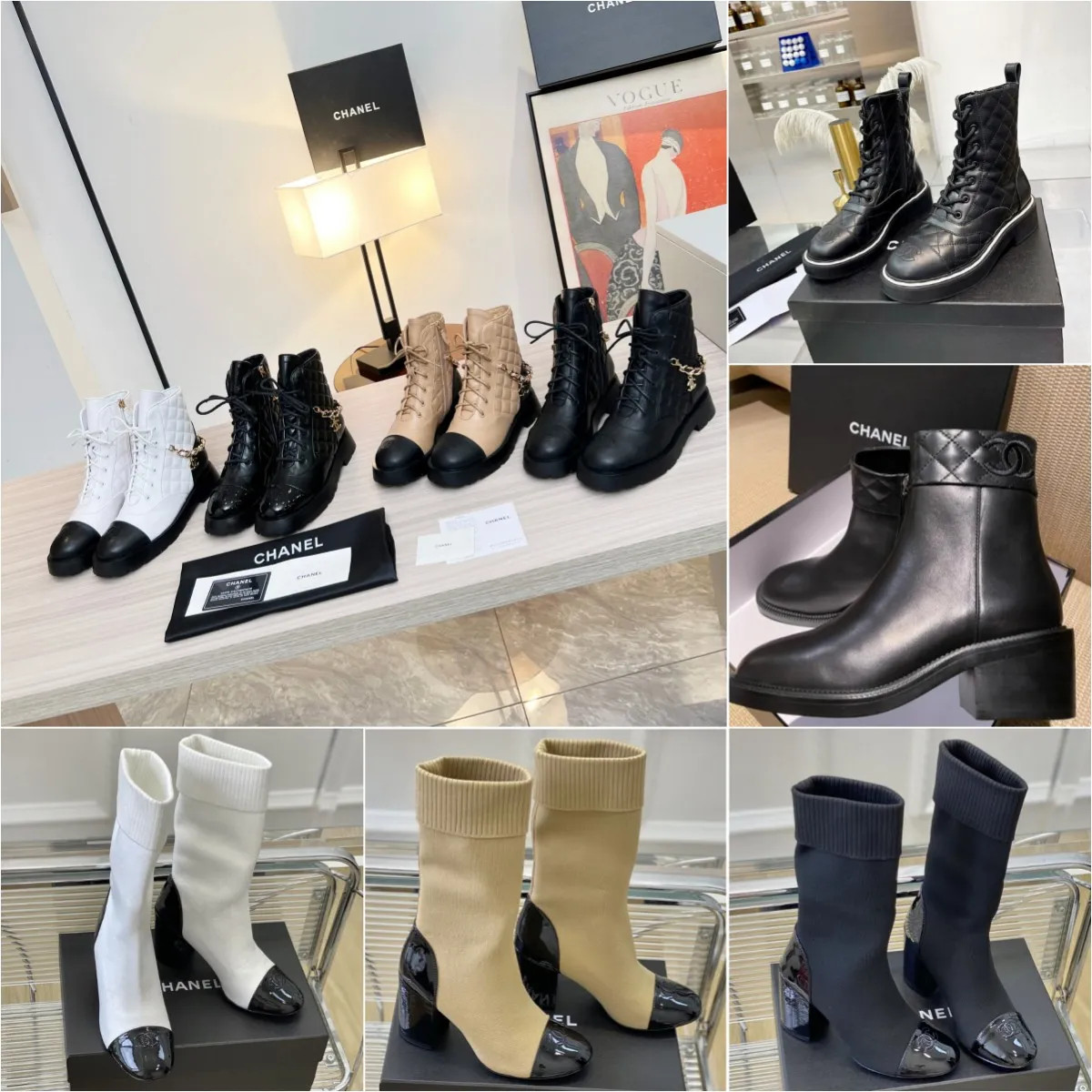 Dupe Boots Ankle Boot Black Genuine Leather Booties Stretch High Heel Sock Boot And Flat Sneaker ... | DHGate