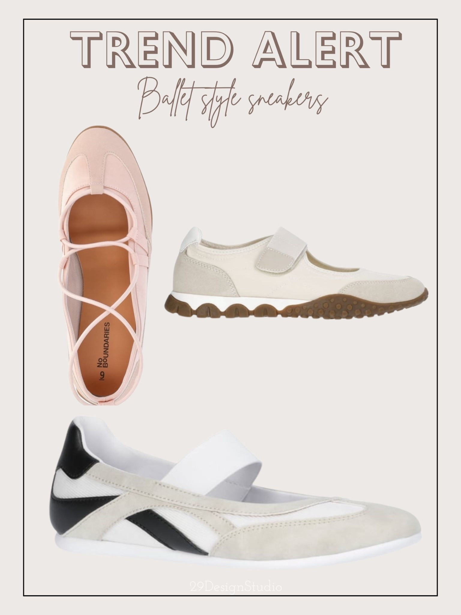 Trend alert: ballet style sneakers

Ballet flats, sneakers, spring shoes, spring style, athleisure, Walmart style

#LTKActive