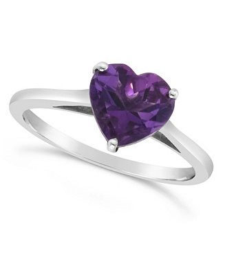 Amethyst (1-5/8 ct. t.w.) Ring in Sterling Silver. Also Available in Blue Topaz - Macy's | Macy's