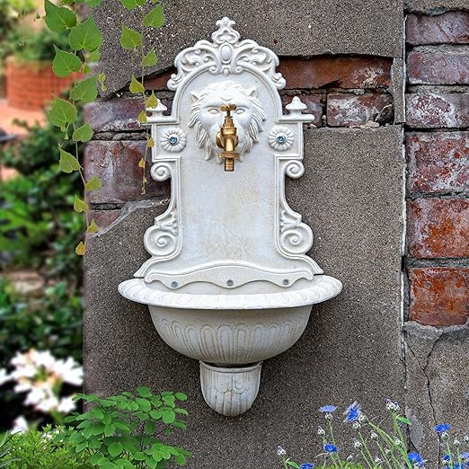 Sungmor Wall Mounted Garden Sink, Heavy-duty Cast Iron Decorative Mountable Faucet Washing Basin ... | Amazon (US)