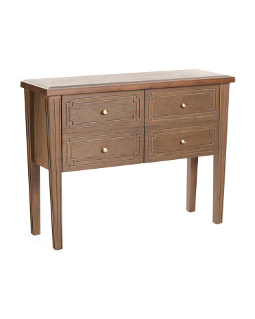 48x36 4 Drawer Console Accent Table | Wood | Marshalls