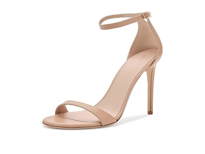Stuart Weitzman Nudist Ii Sandal 100 Women's Sandals Adobe : 5 M, Leather | Zappos.com