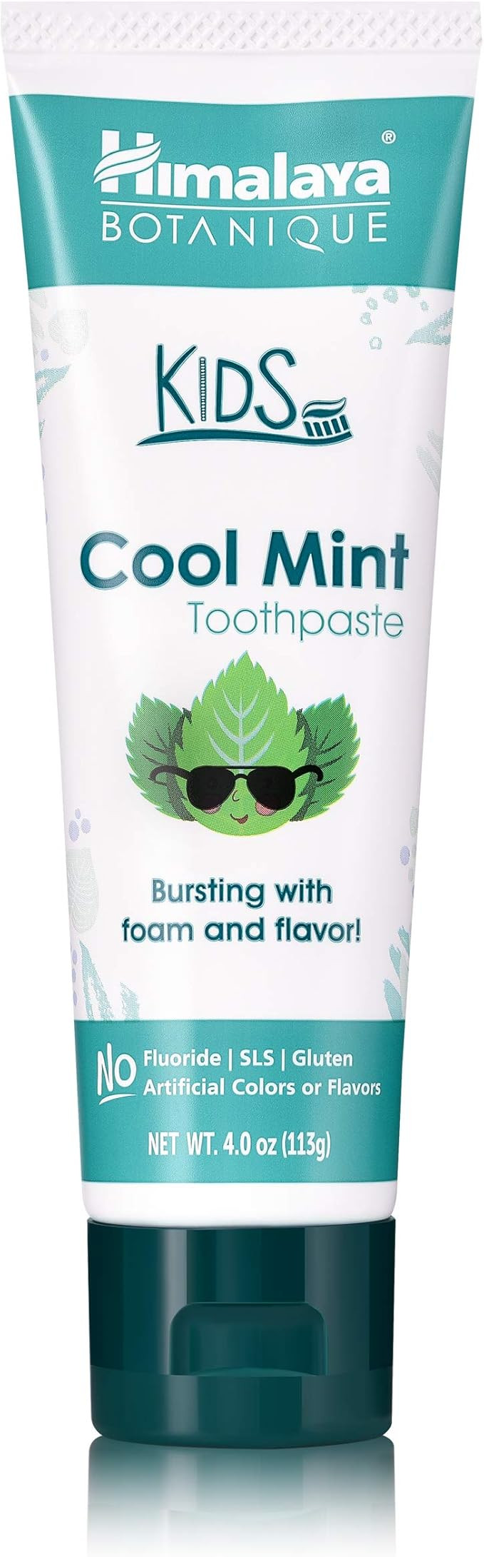 Himalaya Botanique Kids Toothpaste, Cool Mint, Fluoride-Free, Gentle, No Artificial Colors, SLS F... | Amazon (US)