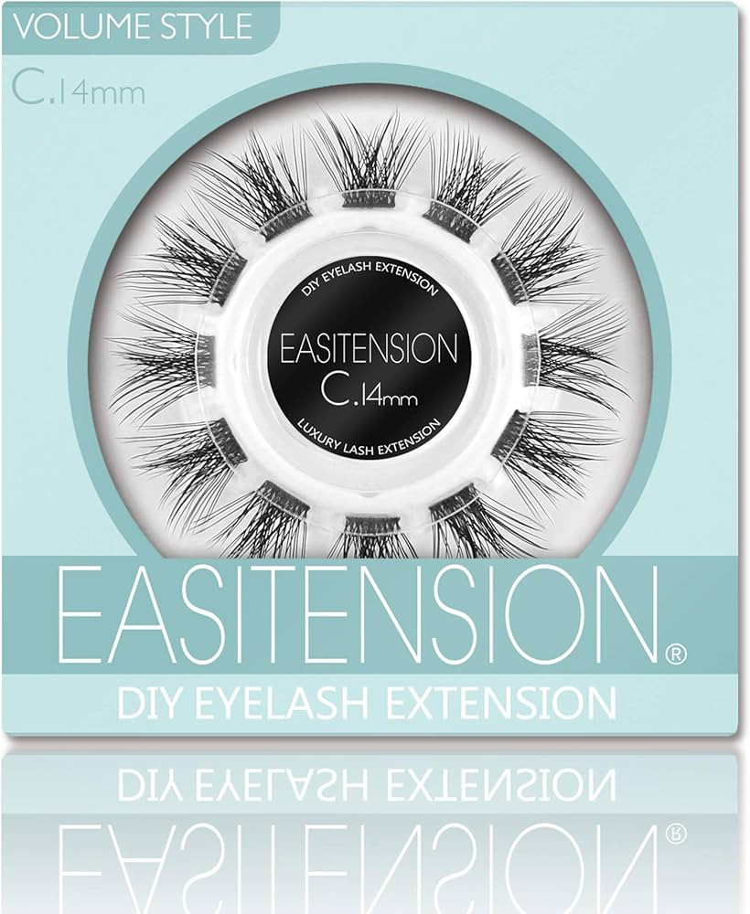 DIY Eyelash Extension, 3D Effect Individual Glue Bonded Lash Clusters Volume Lashes Set, Home Eye... | Amazon (US)