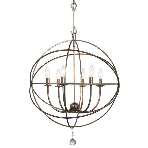 Six-Arm Chandelier 29"D | Z Gallerie