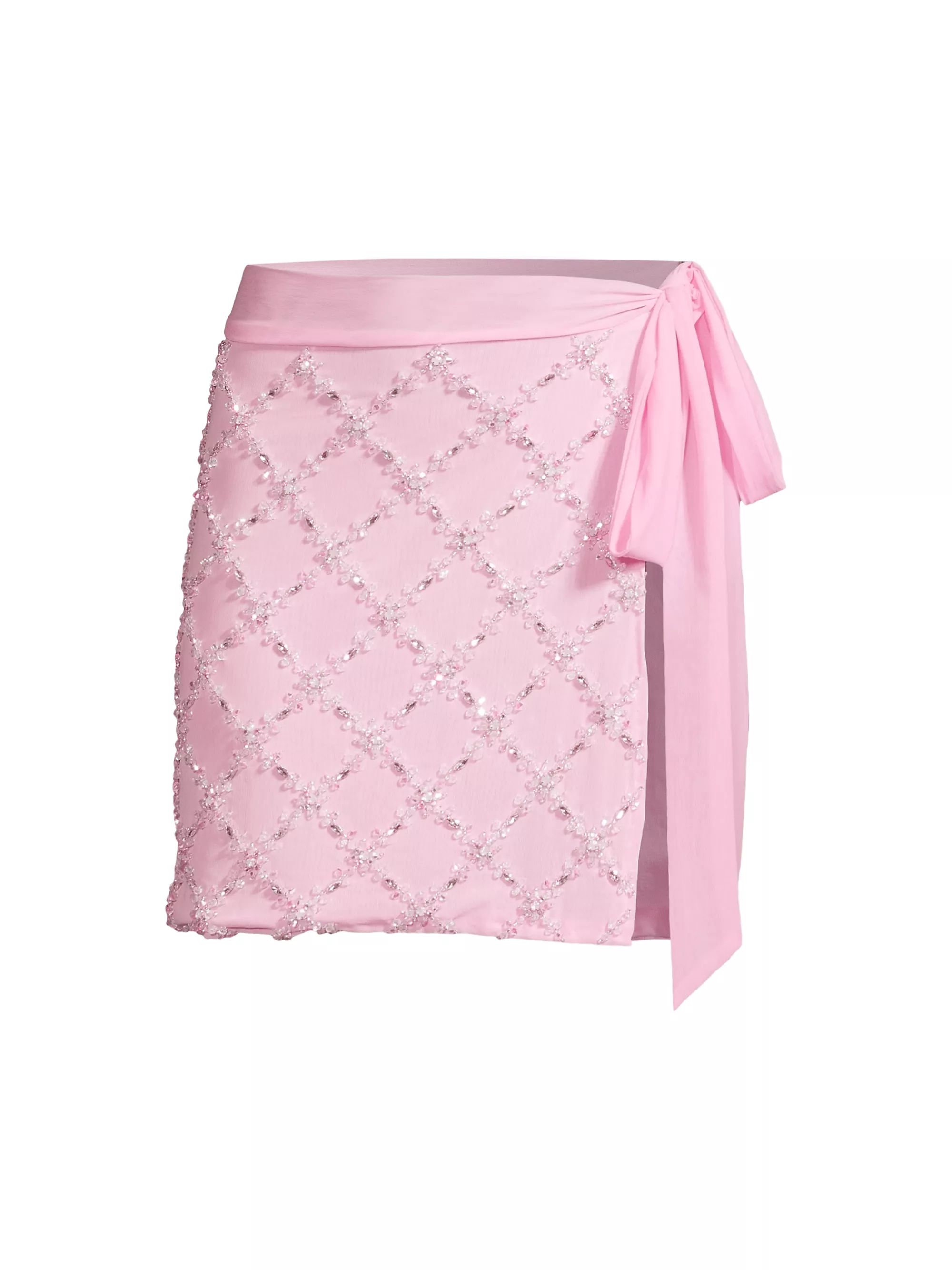 Elani Hand-Embroidered Cover-Up Miniskirt | Saks Fifth Avenue