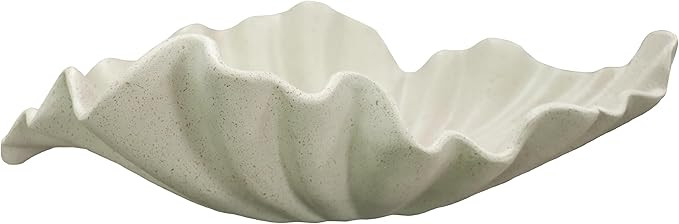 16" Large Decorative Bowl decor, Modern Home Decor,Stylish Key Bowl for Entry Table,Scalloped Dec... | Amazon (US)