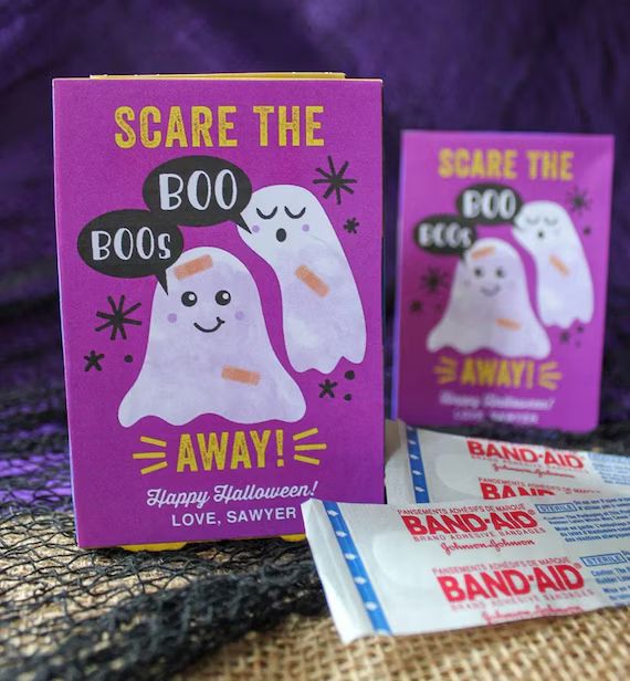 Scare the Boo Boos Away  Halloween Printable Label for Box of - Etsy | Etsy (US)