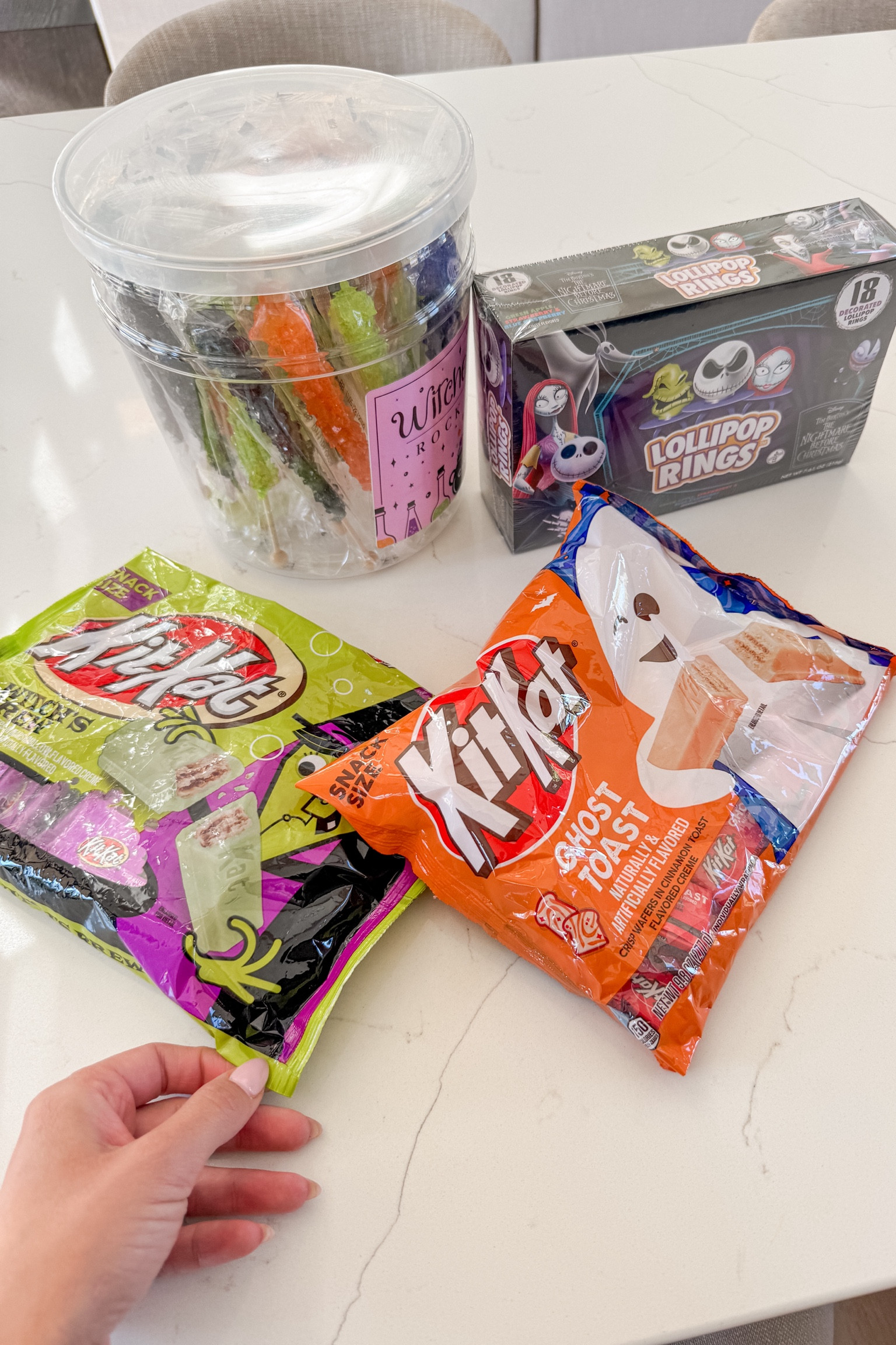 Cinnamon toast KitKats sounded so good. I can’t believe we are already buying Halloween Candy.

#LTKParties #LTKSeasonal #LTKHalloween