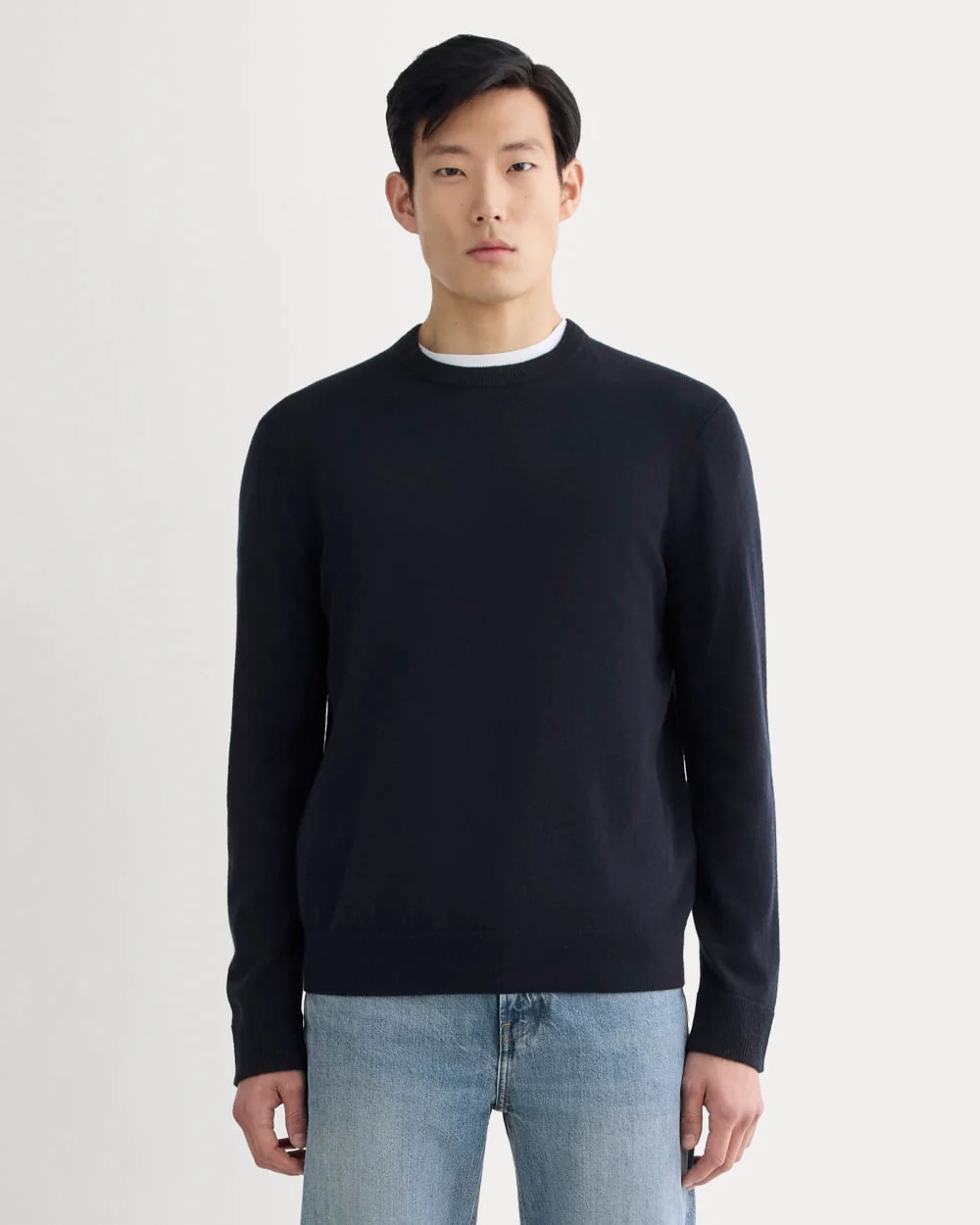 Men's Cashmere Crew Sweater by Everlane in Navy, Size XS | Everlane