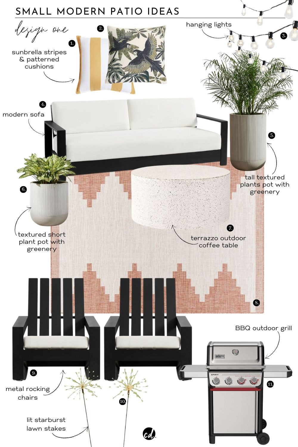 Small Modern Patio Ideas: Design One 

#LTKHome