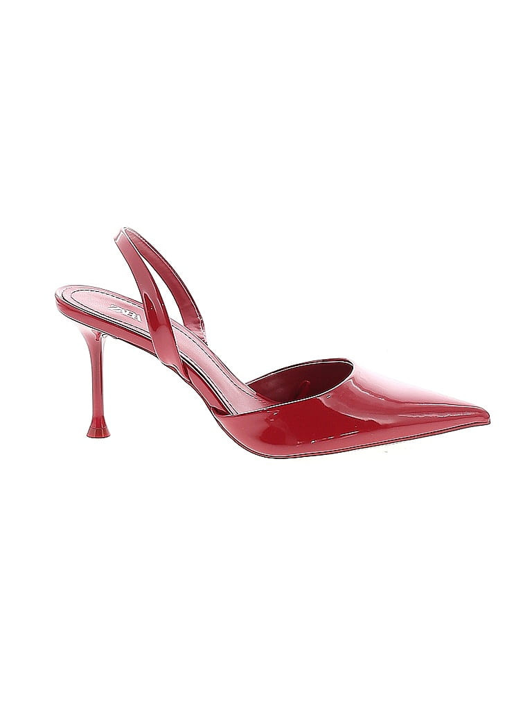 Zara Heels: Red Shoes - Size 39 | ThredUp