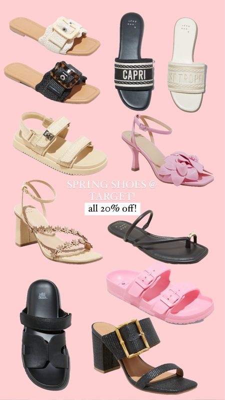 Spring shoes at Target ! All are currently 20% off! 

Spring shoes // sandals // spring shoes // shoes on sale // target style

#LTKsalealert #LTKshoecrush #LTKfindsunder50