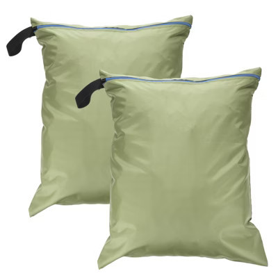 Unique Bargains Waterproof Travel Lightweight Portable Wet Dry Bags 2 Pcs 16" x 20" Beige | Target