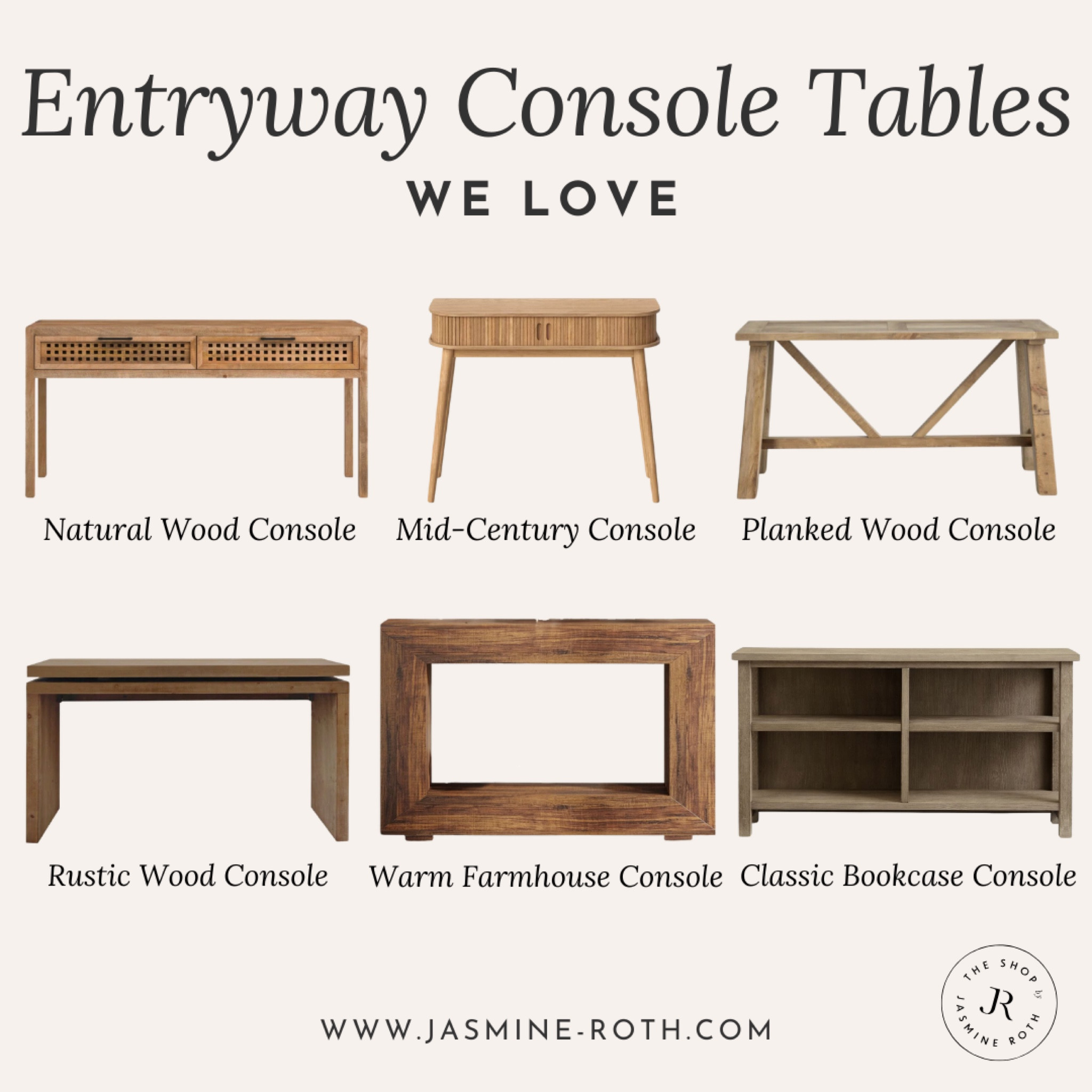 Shop the cutest entryway console tables. 

 #consoletables #entrywaytable #interiordesign #furniture

#LTKHome