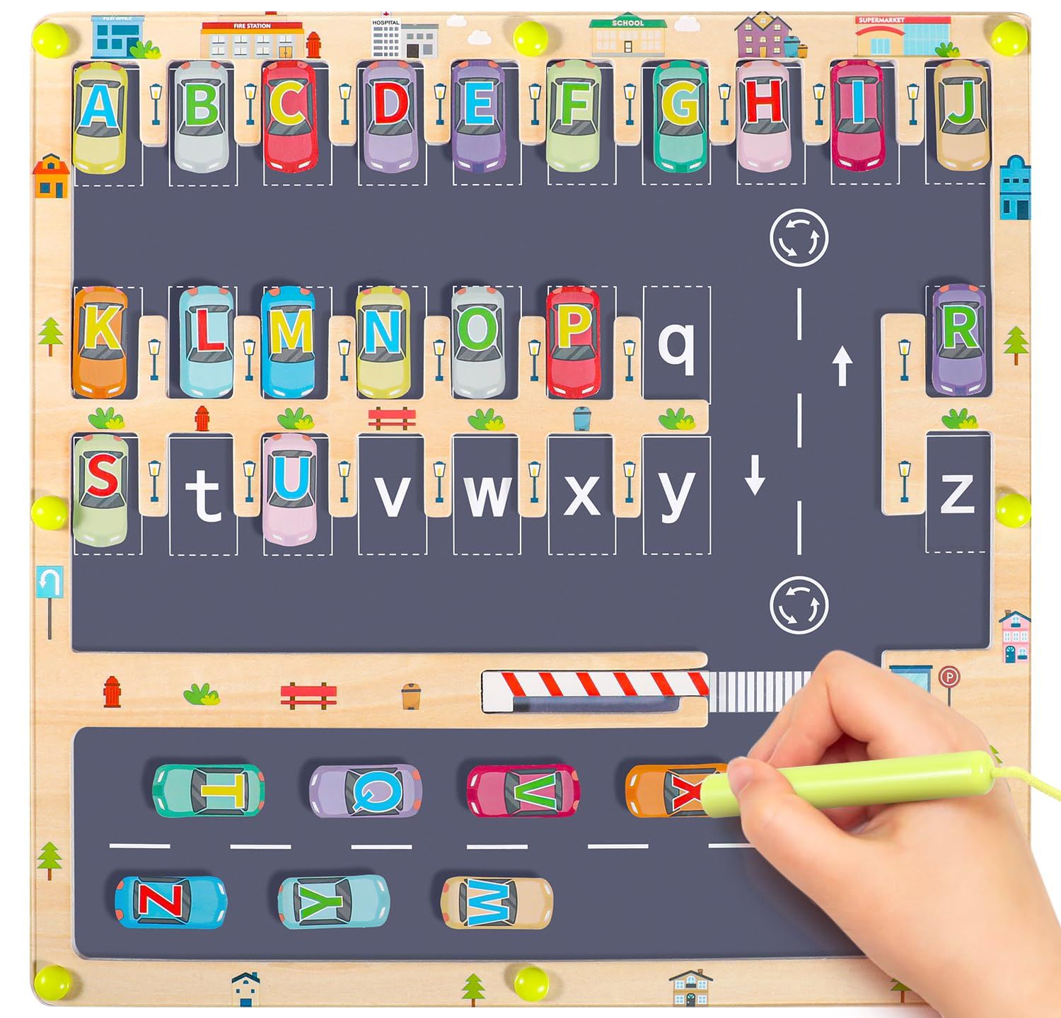 Magnetic Alphabet Maze Letter Puzzle, Montessori Fine Motor Skills Toys for Boys Girls 3 4 5 Year... | Amazon (US)