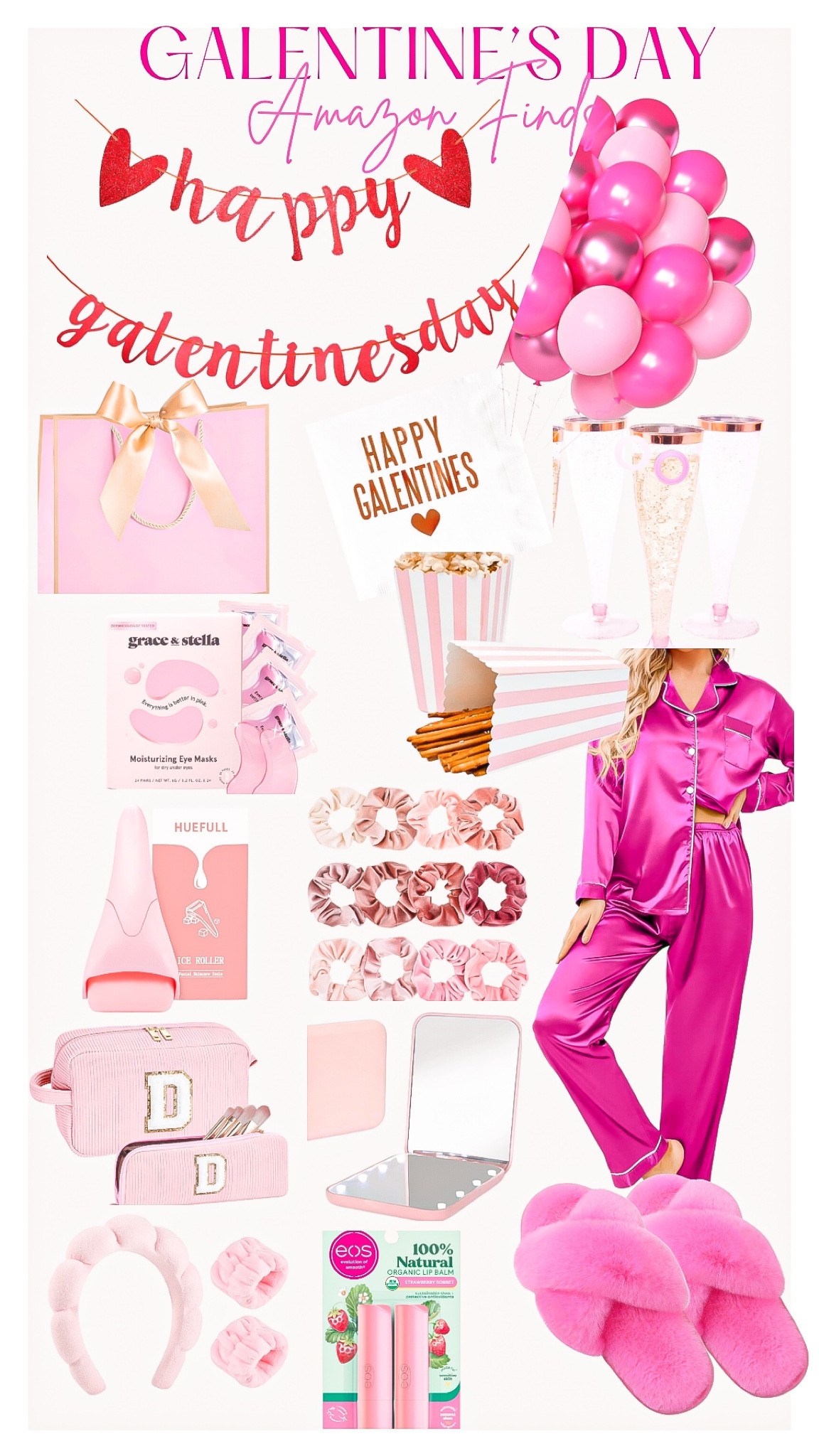 This one’s for the girls 💕💝
GALENTINES CELEBRATION 🍾 

amazon finds, amazon fashion, amazon must have, pink finds, Valentine’s Day, Galentines day, pink gifts, gifts for her, gift guide, party banner, pink balloons, party decor, eye patches, beauty finds, popcorn holder, popcorn boxes, personalized napkins, pink pajamas, ice roller, hair scrunchies, pink scrunchies, makeup bag, gifts for girls, pink mirror, lip balm, chapstick, pink slippers, headband , pink headband 

#LTKMostLoved #LTKbeauty #LTKGiftGuide