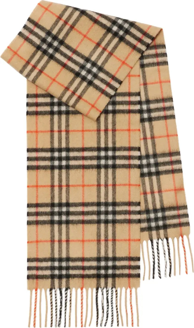 Check Cashmere Scarf | Nordstrom