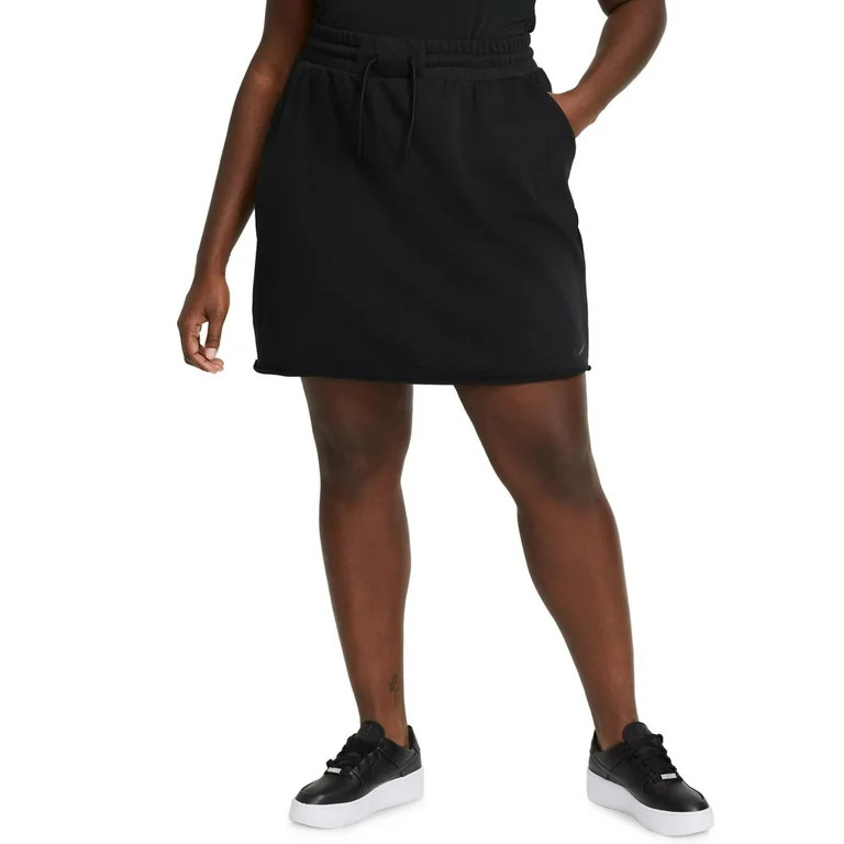Nike Womens Plus Size Icon Clash Drawstring-Waist Sweats Skirt | Walmart (US)