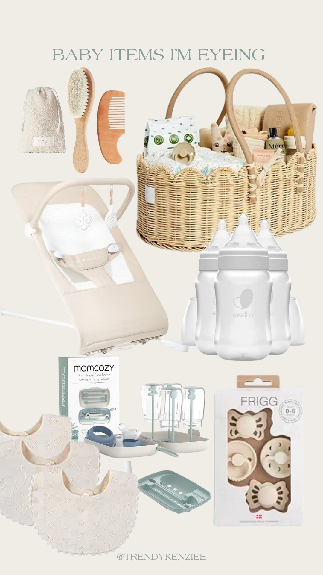 Baby items I’m currently eyeing! I’m not sure what we are having yet but these are so cute + if it’s a girl these bibs omg - most is from Amazon 

#LTKBump #LTKBaby #LTKGiftGuide