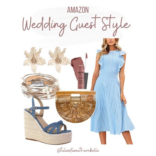Spring wedding guest dress // spring outfit  | Amazon (US)
