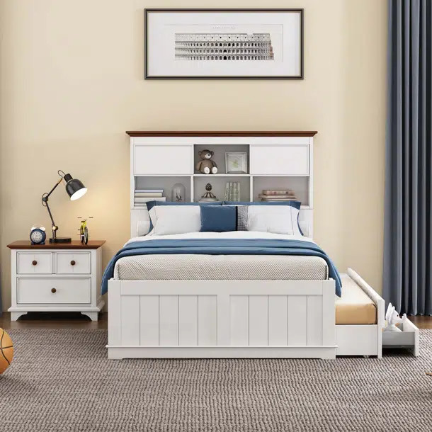 Valentina Full Size Bed and Dresser Set | Wayfair North America
