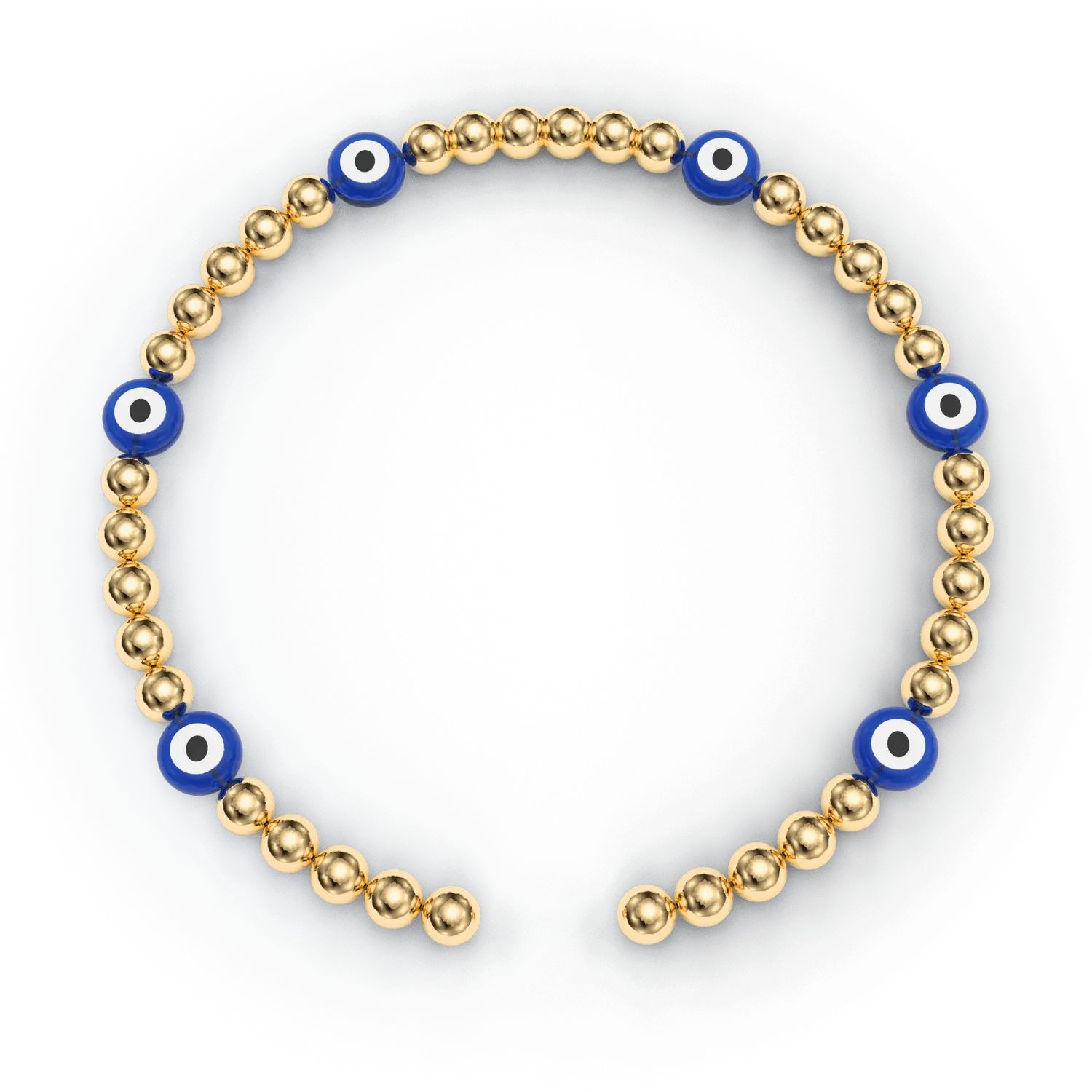 Custom Gold Plated Evil Eye | Little Words Project
