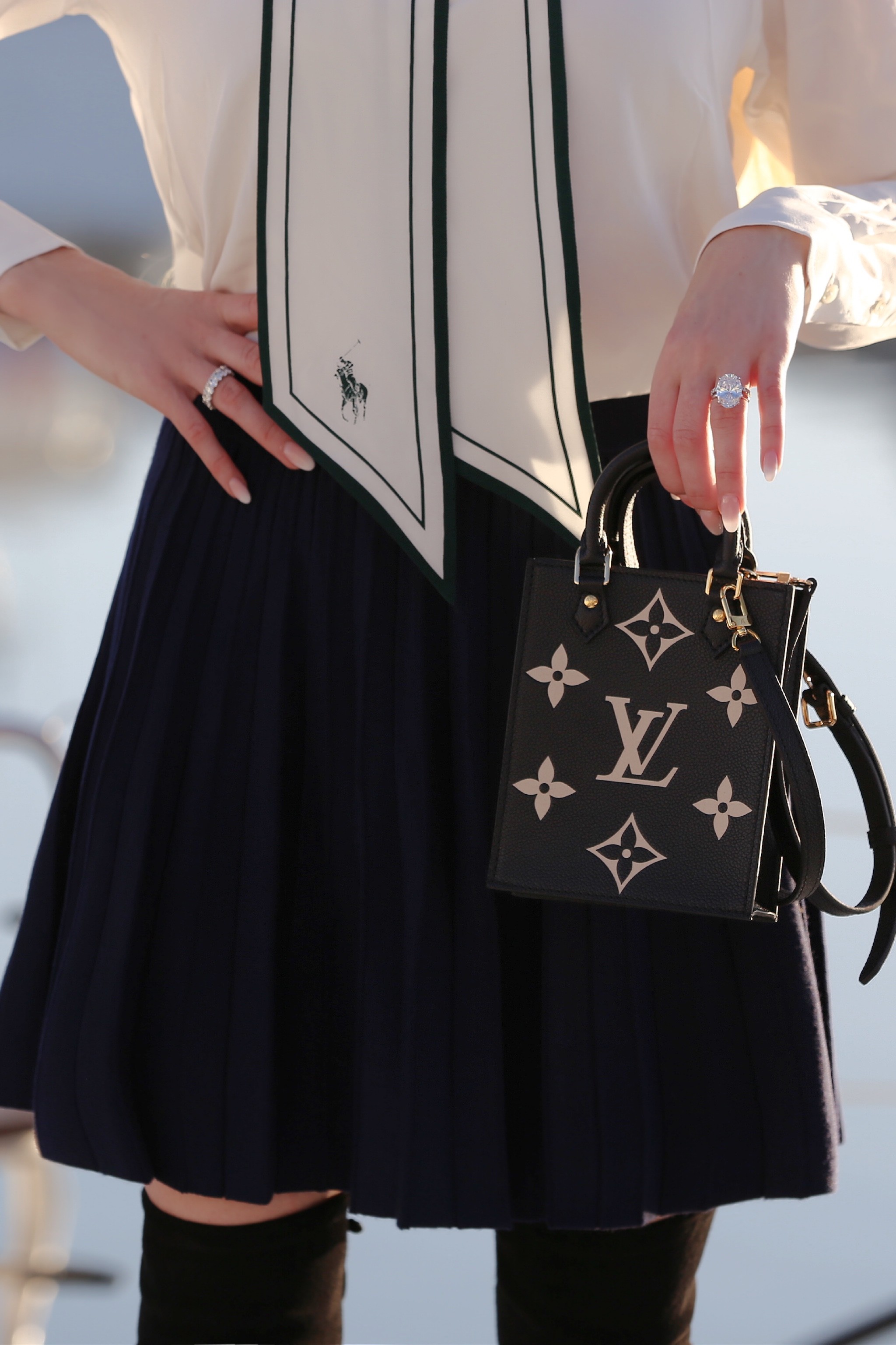 My outfit details: 

Skirt / Blouse by Ralph Lauren 
Boots by Stuart Weitzman 
Bag by Louis Vuitton 

#LTKsalealert #LTKstyletip #LTKSeasonal