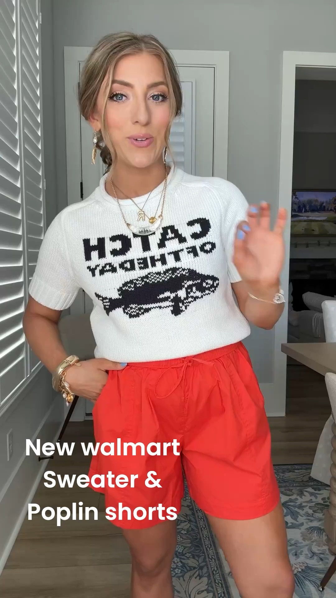 This might be one of my favorite Walmart outfits lately 🐟❤️ the graphic tee + bright shorts combo is such a fun summer look
Comfy, cute, and perfect for errands, vacation, or everyday wear

#walmartfashion #graphictee #summeroutfitideas #casualstyle #momlifeoutfits #affordablefashion #walmartfinds #everydayoutfit #summerlooks #budgetfriendlystyle #outfitinspo

#LTKootd #LTKPetite