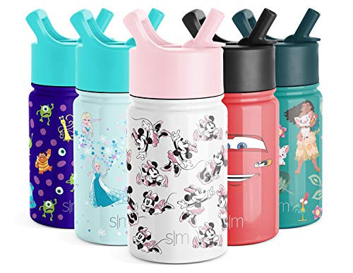 Simple Modern Disney Minnie Mouse Toddler Water Bottle with Straw Lid | Reusable Insulated Stainl... | Amazon (US)
