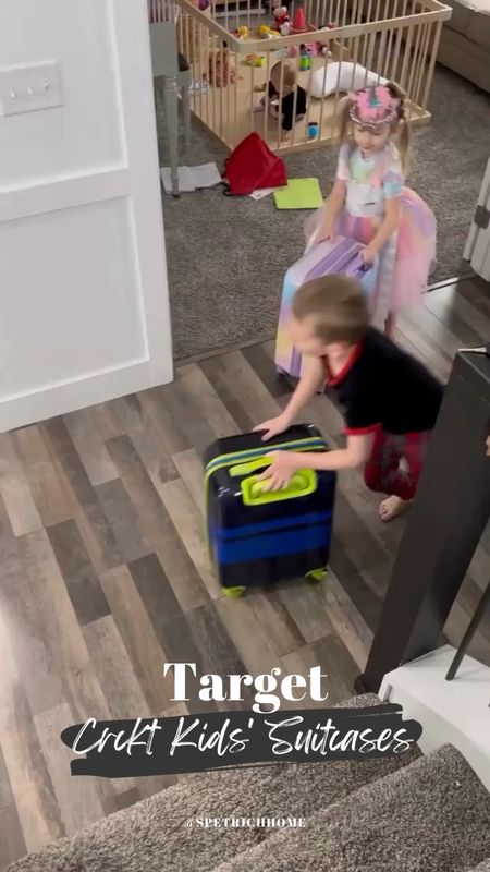I think it’s safe to say our kids love their Crckt Kids’ suitcases from Target. What I love about them - the 4 spinner wheels make it easy for them to push on their own, and there are so many designs to choose from! On sale now at Target 🎯 

#travel #luggage #children #boys #girls #LTKHoliday 

#LTKfindsunder50 #LTKfamily #LTKtravel