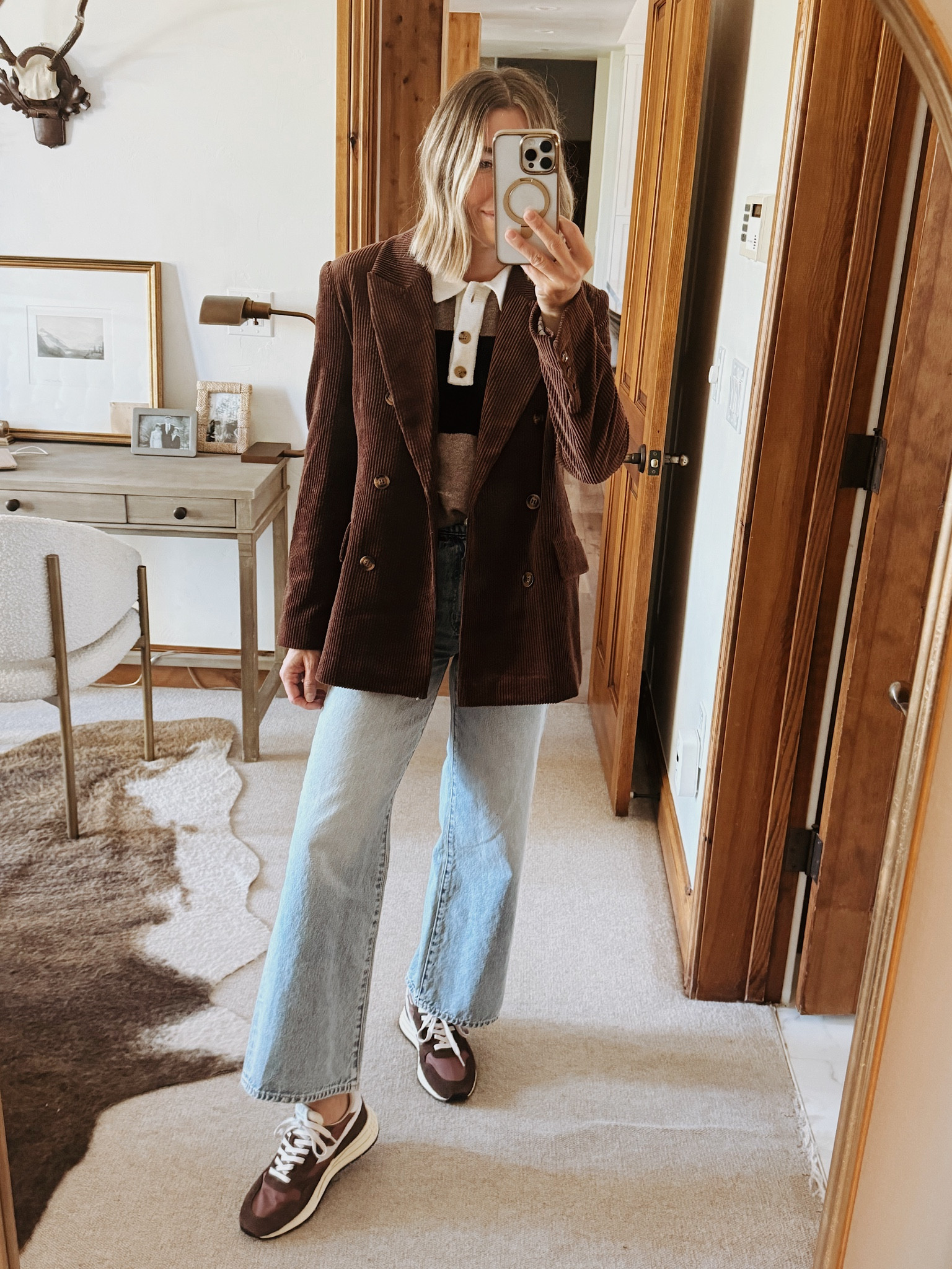 Casual workwear outfit
New brown sneakers run small size up 1

#LTKShoeCrush #LTKStyleTip