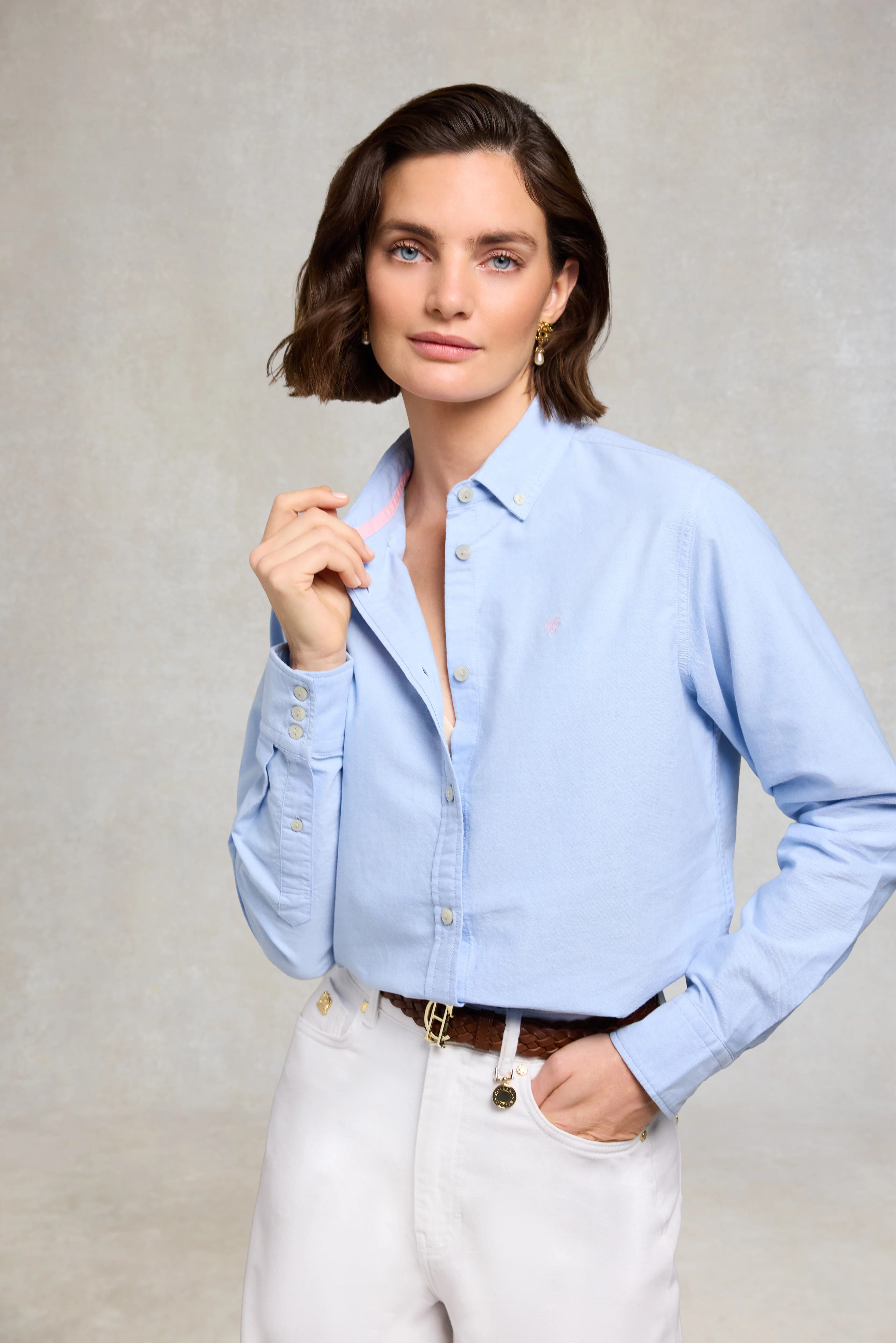 Oxford Shirt (Sky Blue) | Holland Cooper