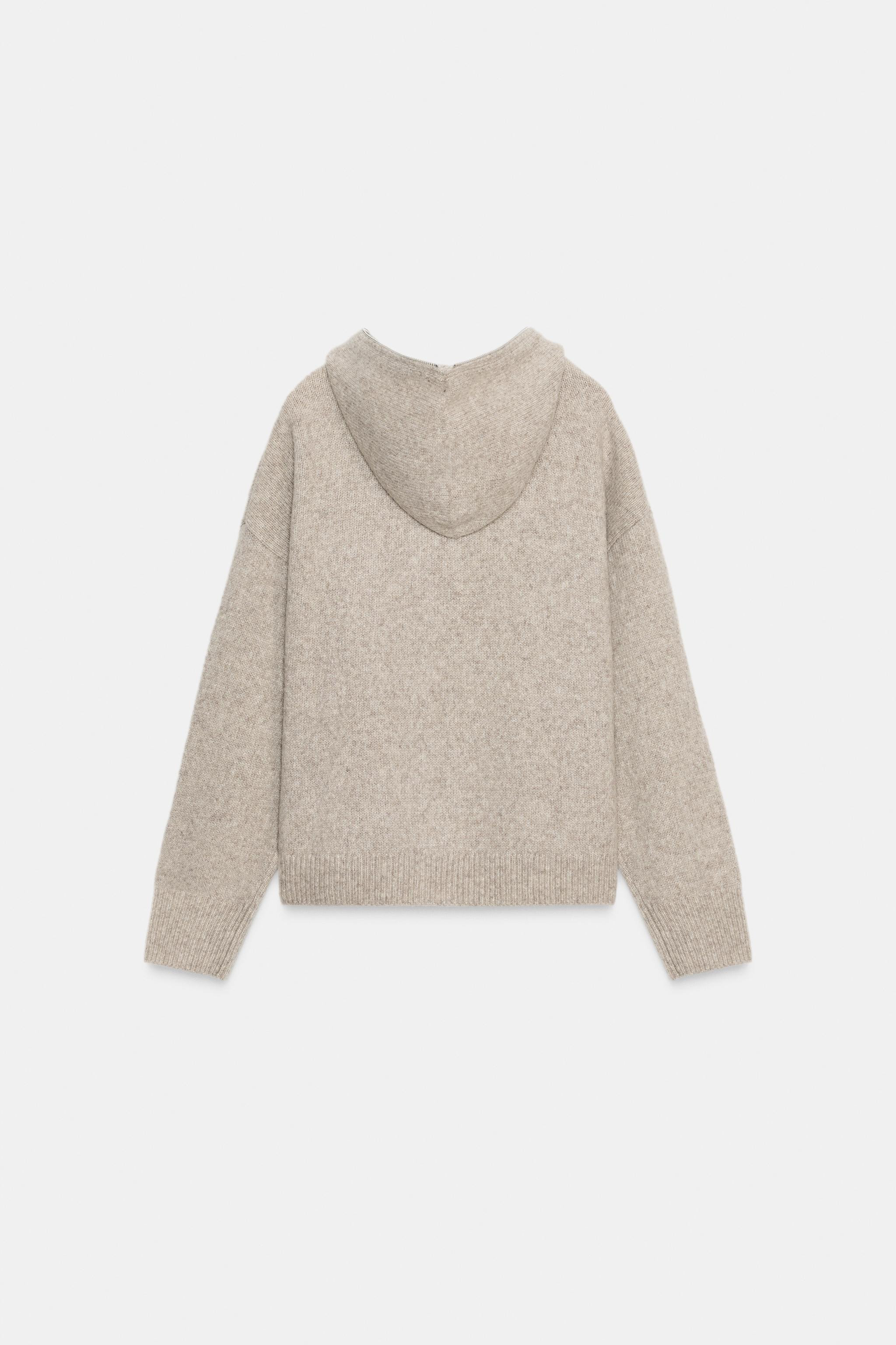 HOODED WOOL JACKET | Zara UK