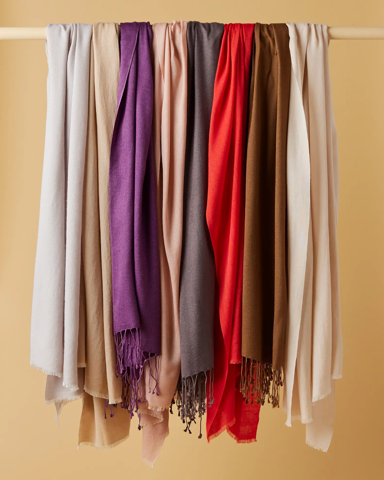 Featherweight Cashmere Silk Frayed Edge Scarf | Quince