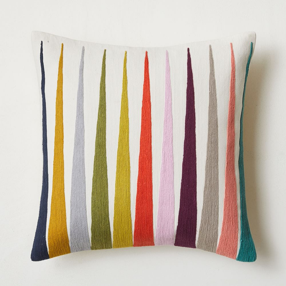 Margo Selby Spliced Lines Pillow Cover | West Elm (US)