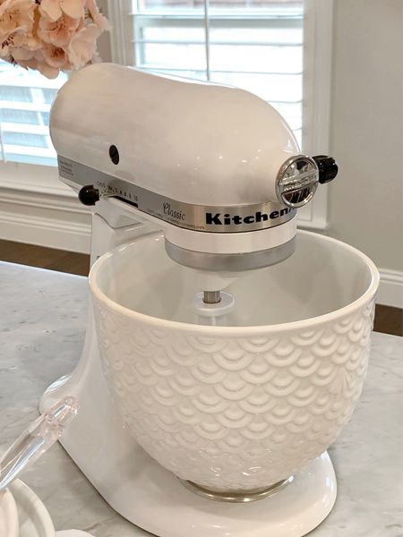 Scalloped mixer bowl kitchenaid mixer 

#LTKHome #LTKFindsUnder50 #LTKSaleAlert