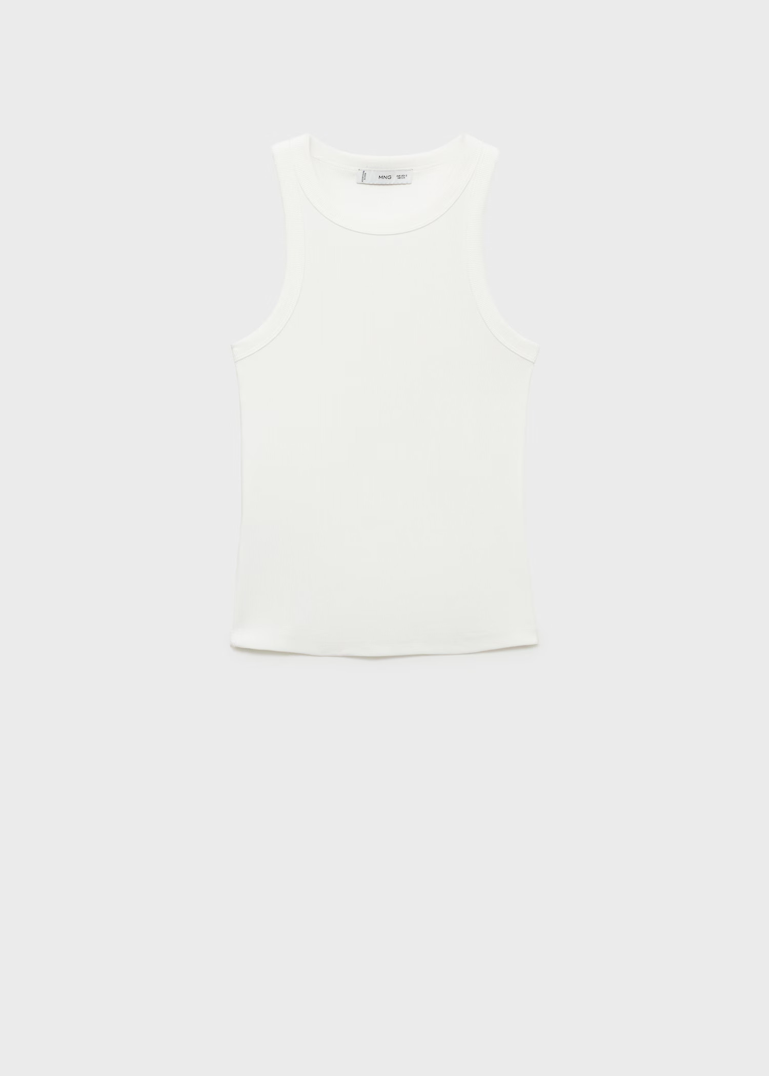 Ribbed cotton-blend top | Mango (US/MX/AU)