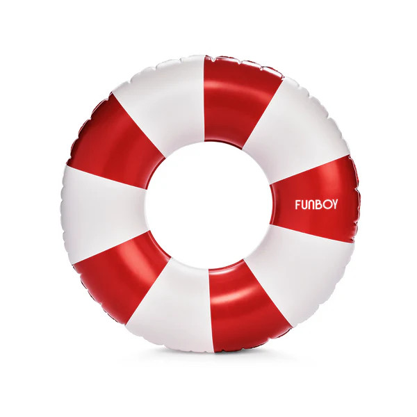 Kids Vintage Tube Float Red, 34" Diameter | FUNBOY