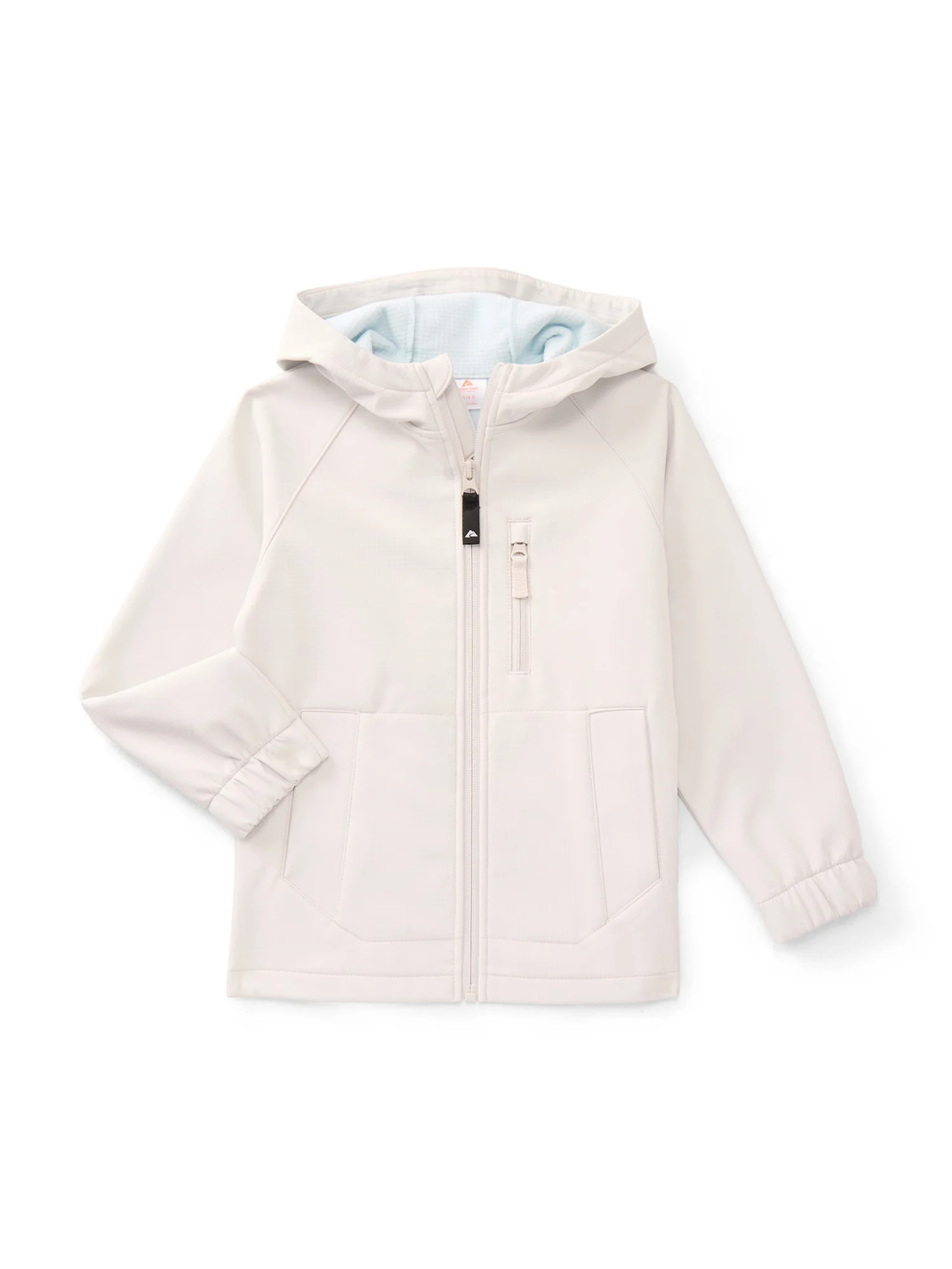 Ozark Trail Girls Zip Up Softshell Jacket with Hood, Sizes 4-18 | Walmart (US)