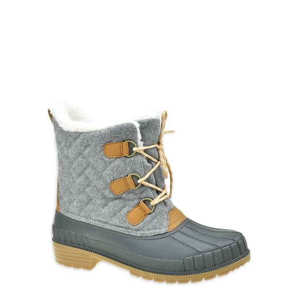 Time and Tru Women's Quilted Duck Boots, Sizes 7-11 - Walmart.com | Walmart (US)