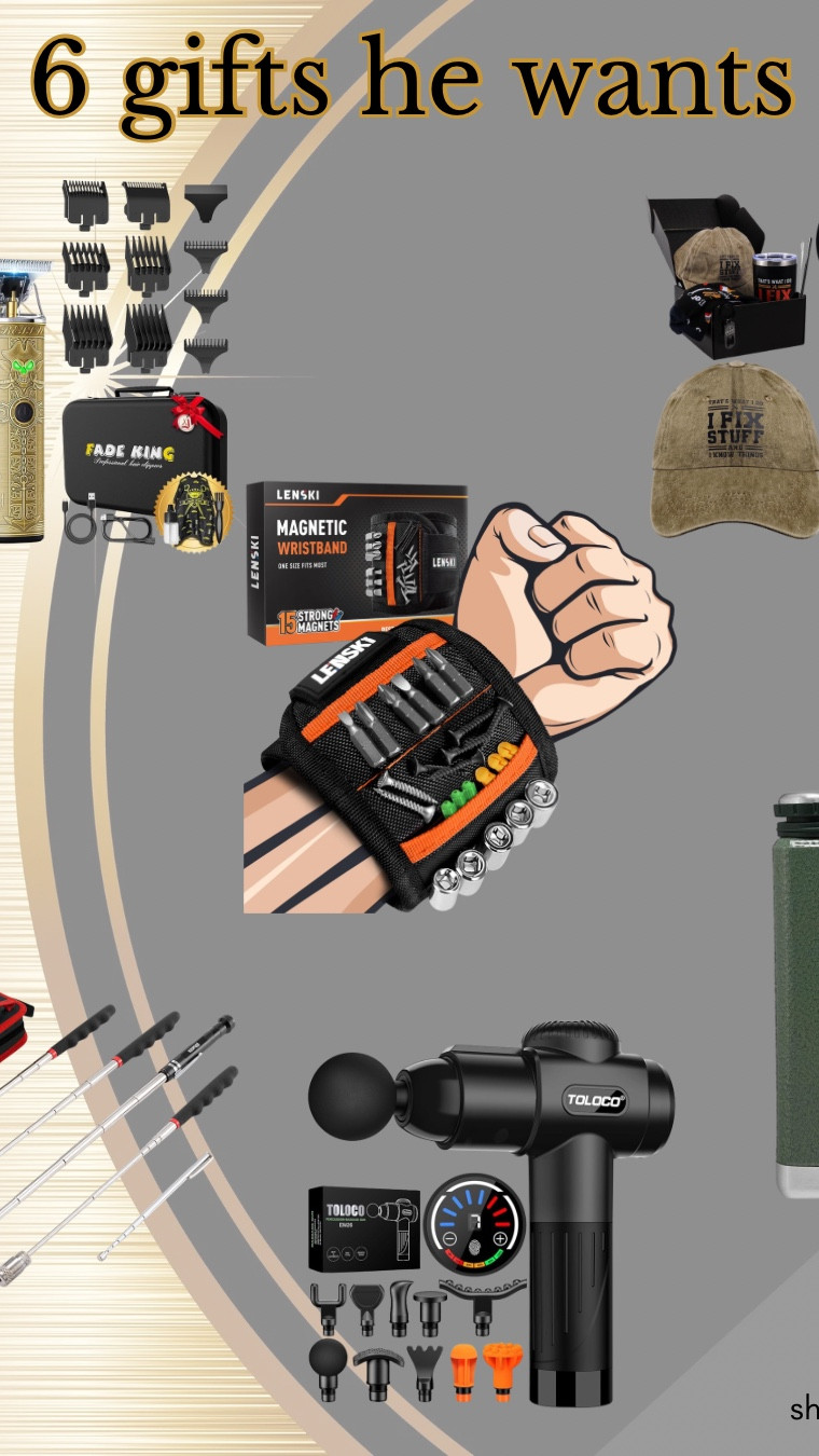 Shopping for him does not have to be hard. These gifts are practical fun and always get used. Tools grooming and everyday essentials he will appreciate.

gifts for him
mens gift guide
amazon gifts for him
tool gifts
massage gun
holiday gifts for men
ltk men
barber tools
easy gift ideas
ltk holiday picks


#LTKMens #LTKGiftGuide #LTKHoliday