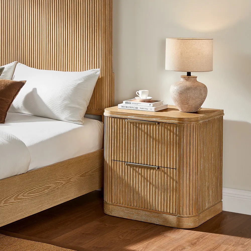 BEST SELLERFinnley 26" Fluted NightstandSHOP THE FINNLEY COLLECTIONSale$369$39919 ReviewsFinish:L... | Hernest