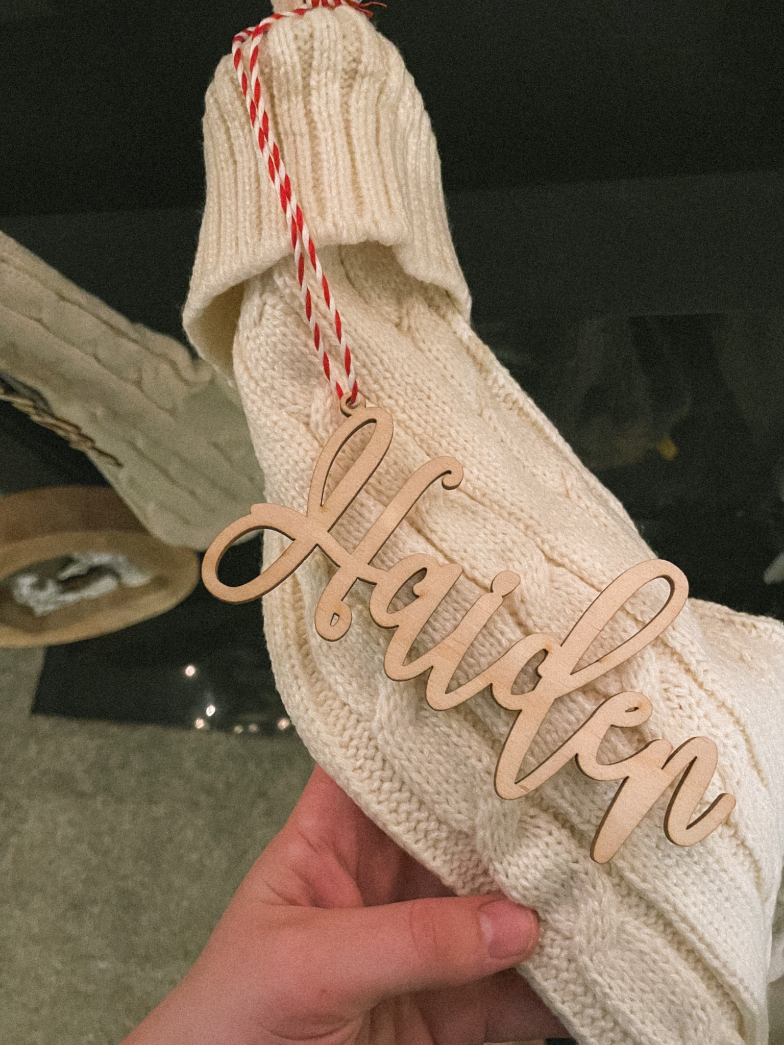 This year, with two new additions to the family 👶🏼🐶 I decided to redo our stockings. I found these simple stocking on Amazon and added these custom name tags. 

#LTKhome #LTKSeasonal #LTKHoliday