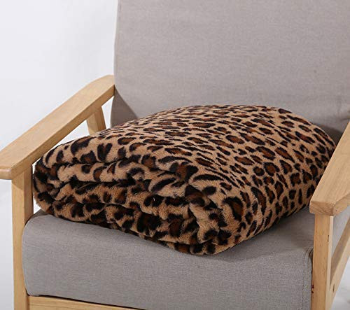 Velboa Super Soft Leopard Blanket Double Layer Bedding Thick Sofa Cover Furry Fuzzy Fax Fur Throw... | Amazon (US)