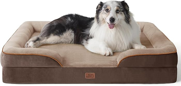 Bedsure XL Orthopedic Dog Bed for Extra Large Dogs - Washable XLarge Dog Cat Bed Waterproof, Comf... | Amazon (US)