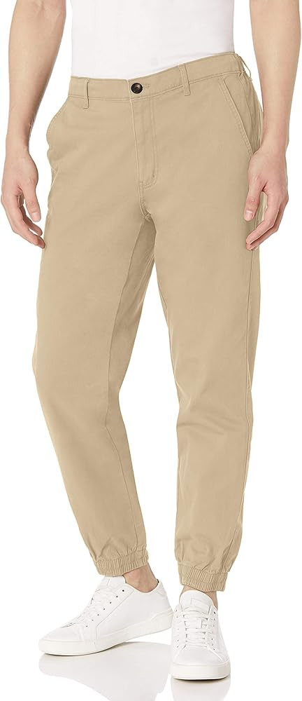 Amazon Essentials Men's Straight-Fit Chino Jogger Pant | Amazon (US)