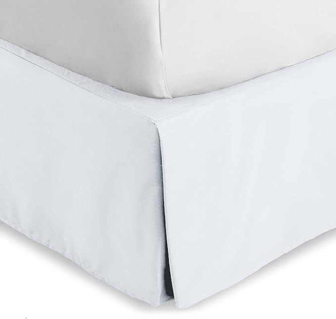 Bare Home Queen Bed Skirt - 15-Inch Tailored Drop Easy Fit - Bed Skirt for Beds - Center & Corner... | Amazon (US)